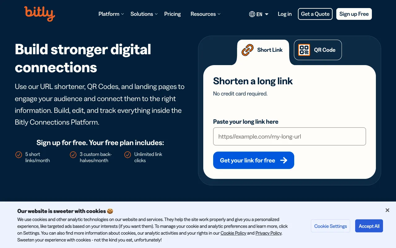 Image of Bitly – The #1 Link Management Platform for Affiliate Marketers