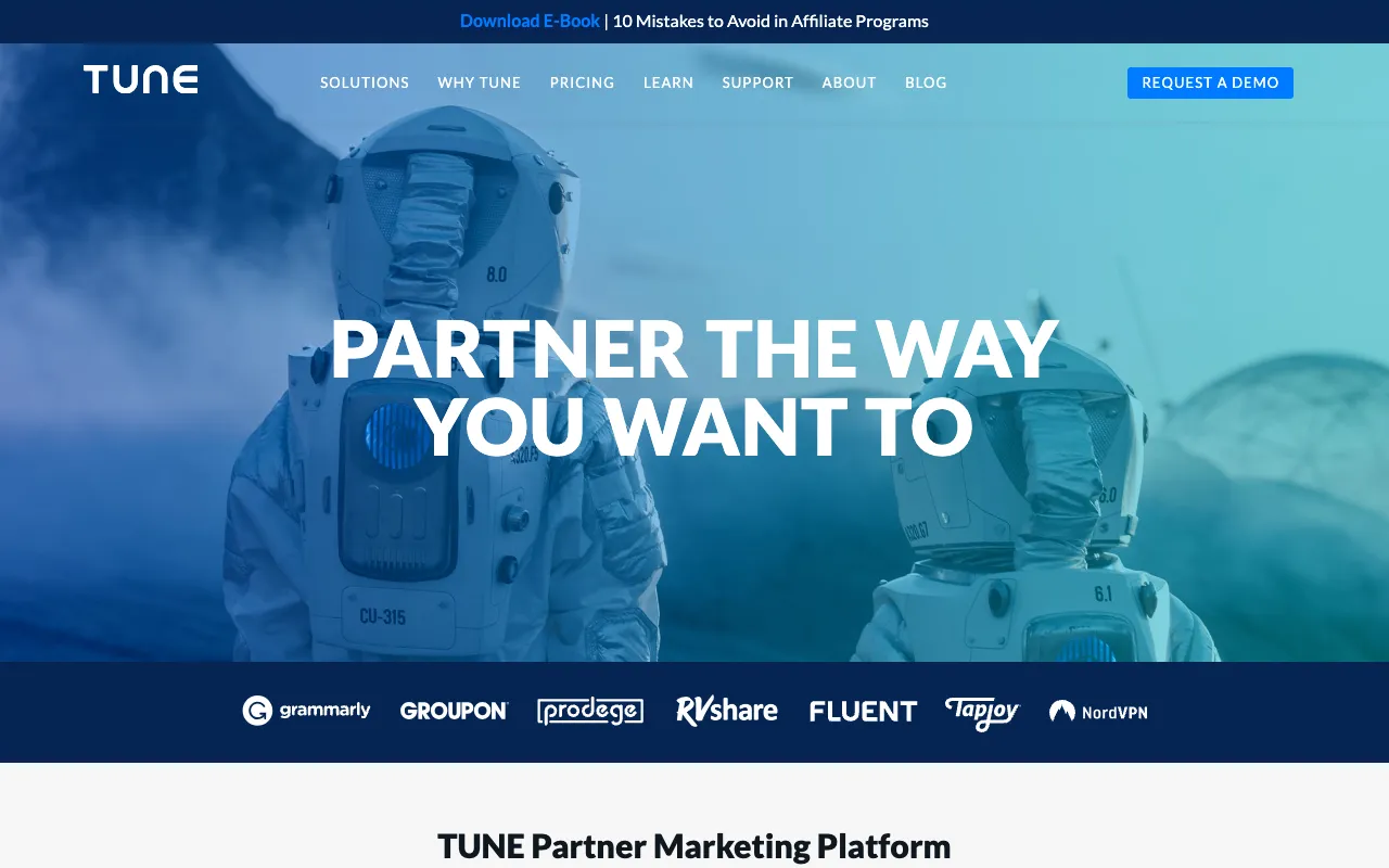 Image of TUNE (HasOffers) – Enterprise Affiliate Marketing Platform