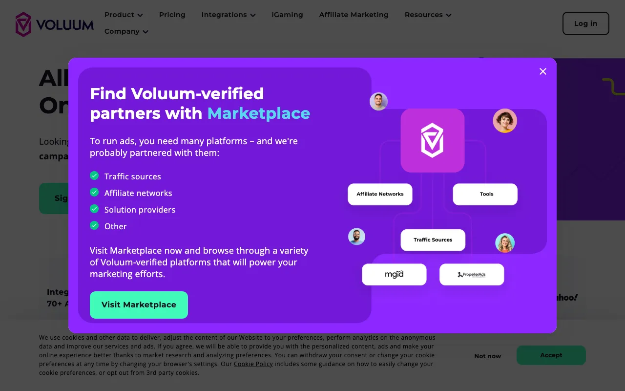 Image of Voluum – Advanced Tracking & Analytics for Affiliate Marketers