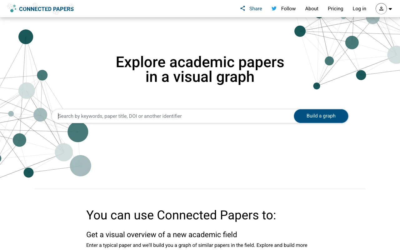 Image of Connected Papers – The Best Visual Tool for AI Research Discovery