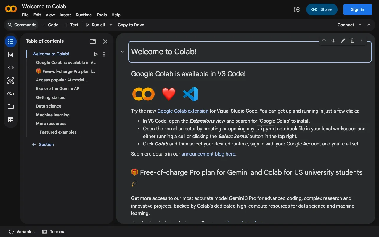 Image of Google Colab – The Best Free Cloud Notebook for AI Researchers
