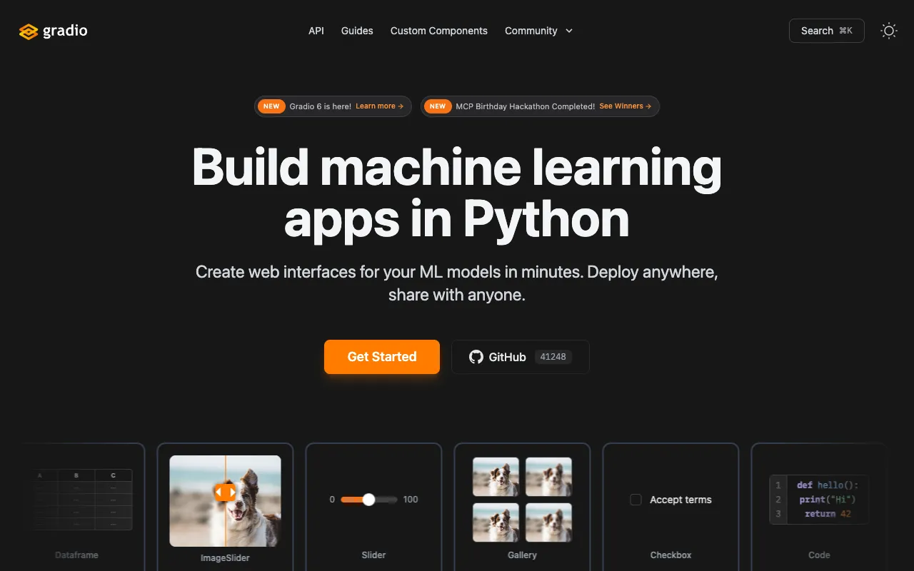 Image of Gradio – The Best Tool for AI Researchers to Demo & Share ML Models