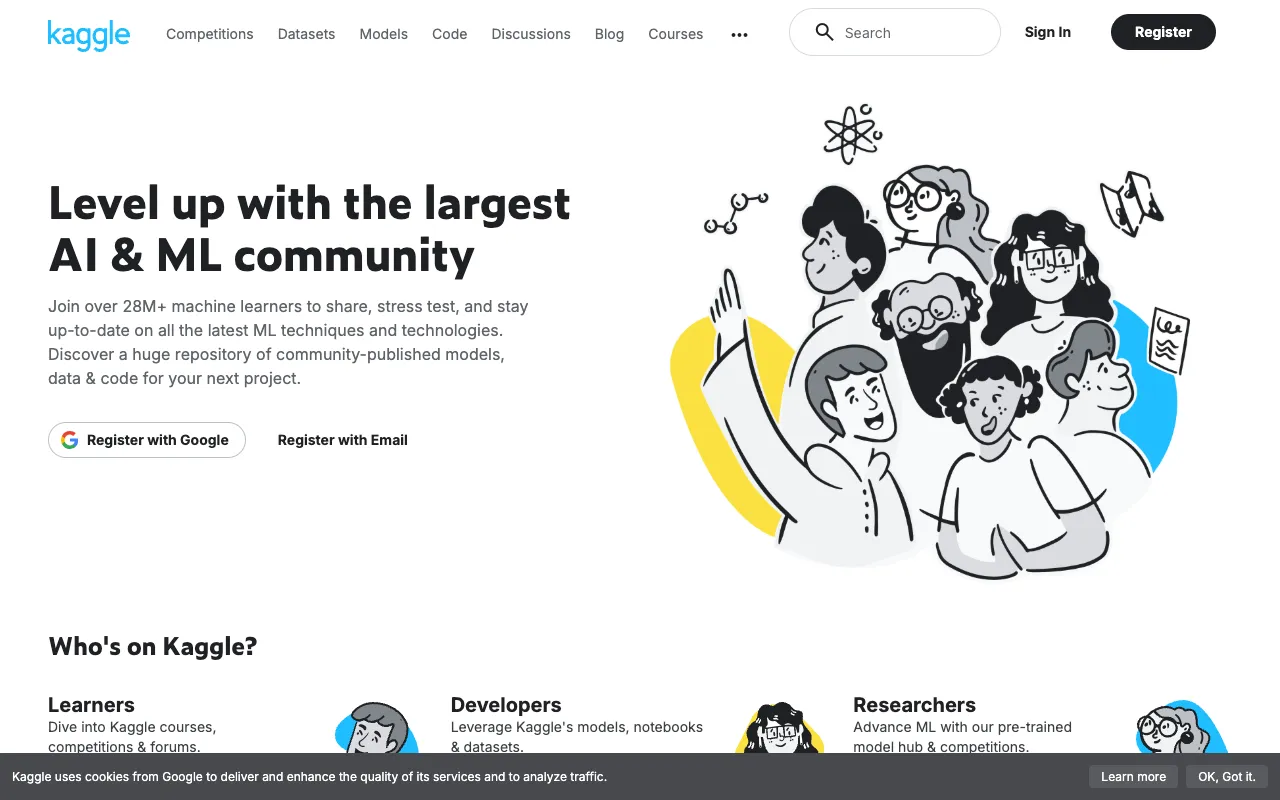 Image of Kaggle – The Essential Platform for AI Researchers & Data Scientists