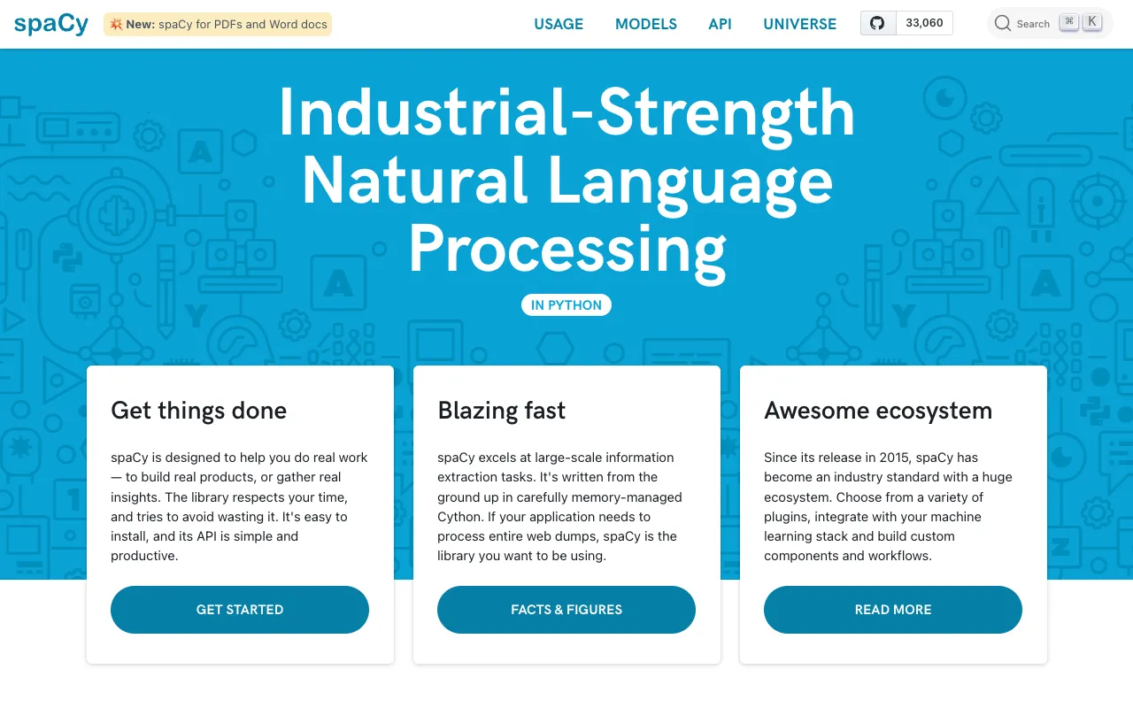 Image of SpaCy – The Best Python NLP Library for AI Researchers