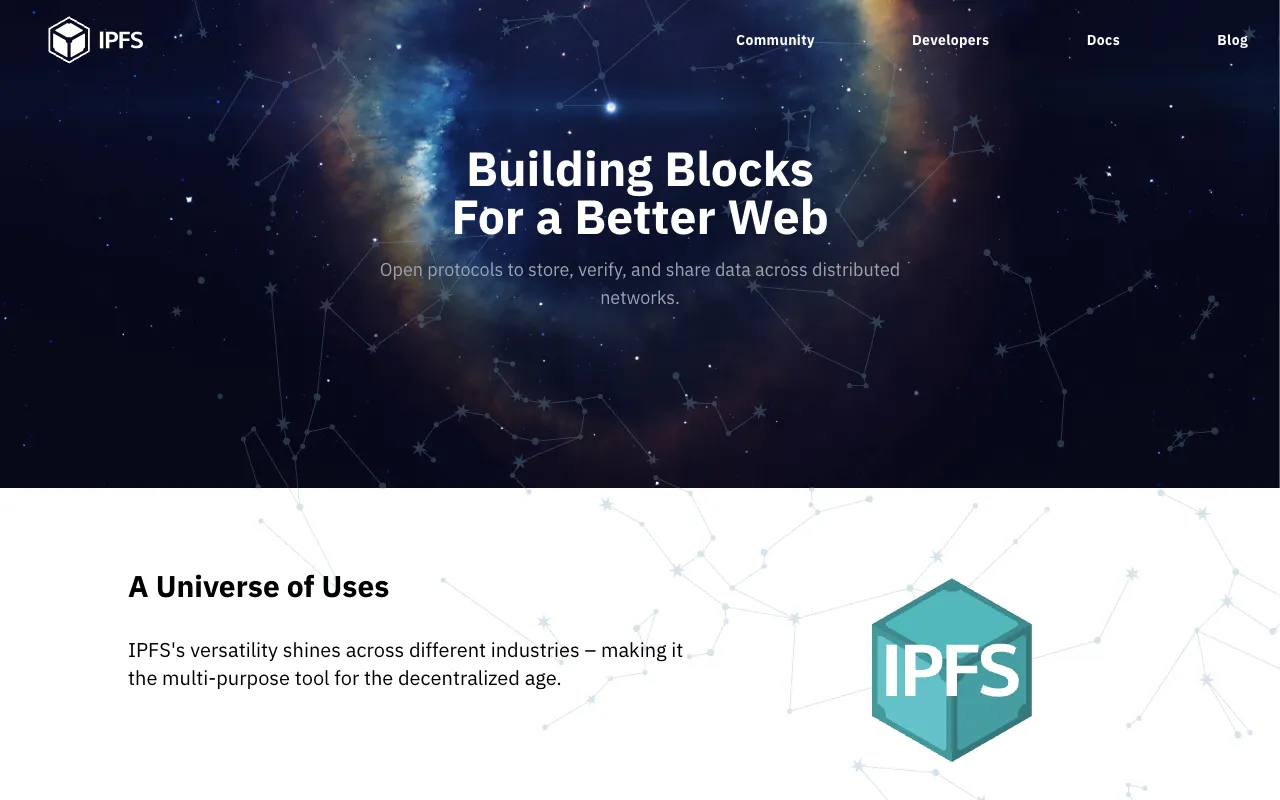 Image of IPFS (InterPlanetary File System) – Il Protocollo Essenziale di Archiviazione Decentralizzata per Web3