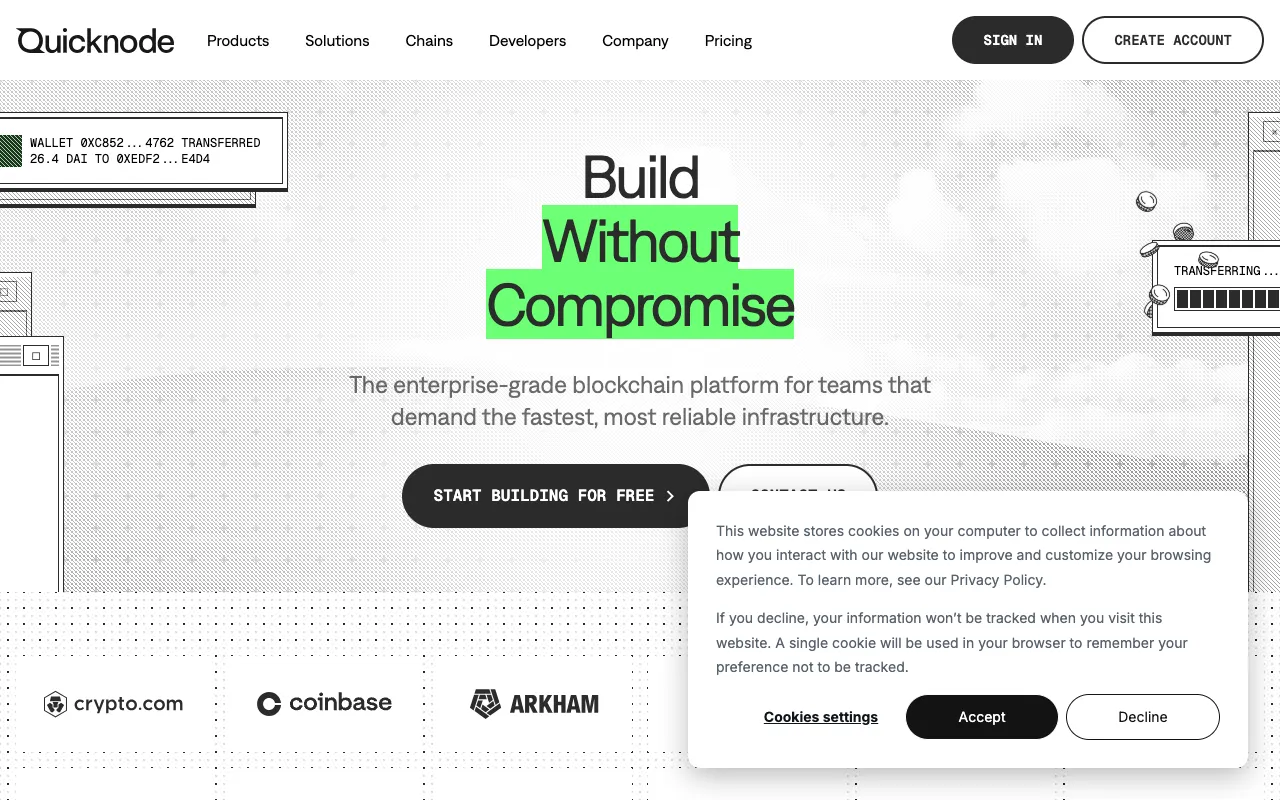 Image of QuickNode – Premium Blockchain Infrastructure & Multi-Chain RPC
