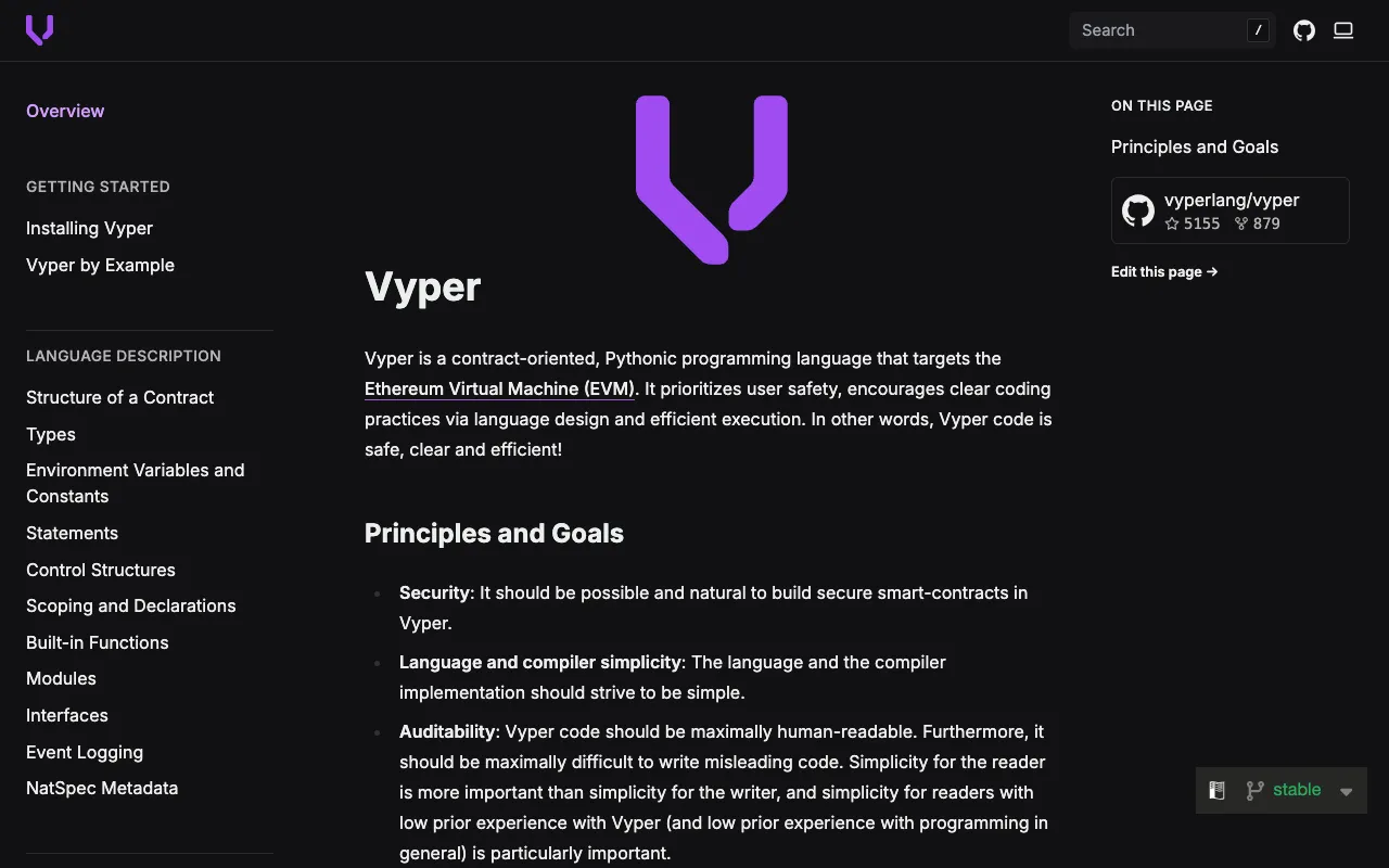 Image of Vyper – The Best Pythonic Smart Contract Language for Ethereum