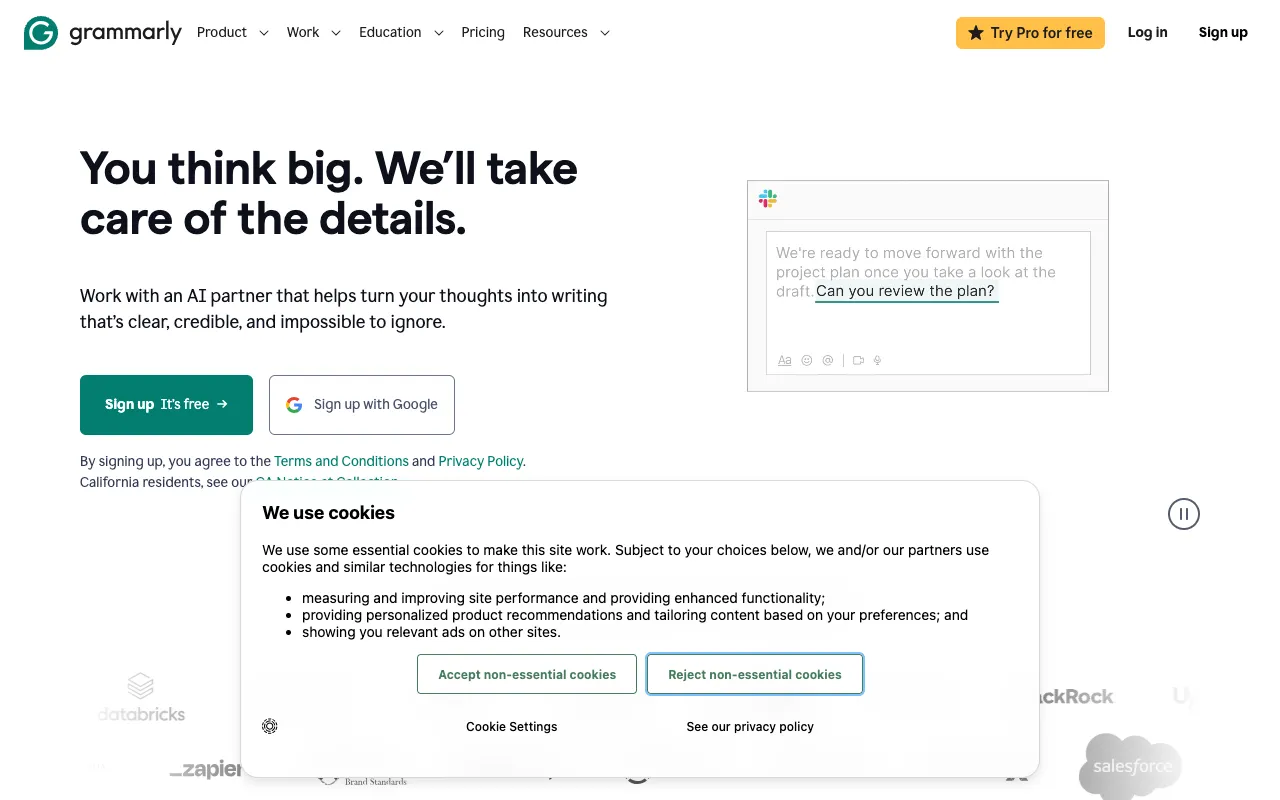 Image of Grammarly – The #1 AI Writing Assistant for Bloggers