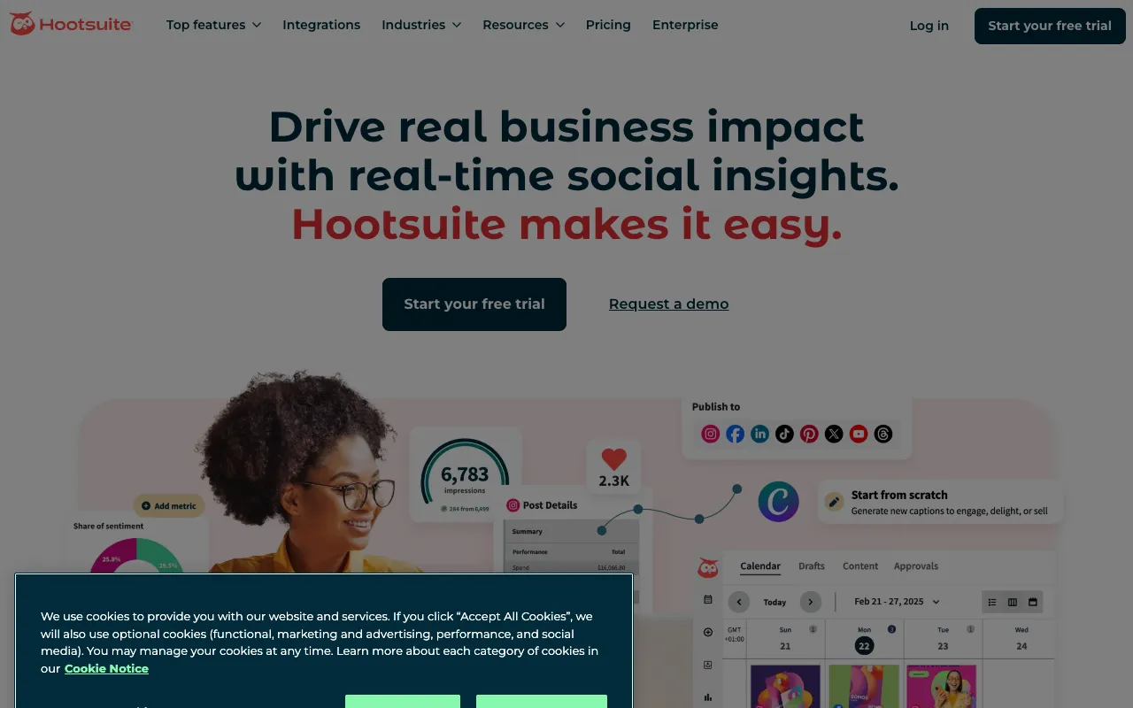 Image of Hootsuite – The Premier Social Media Management Platform for Content Marketers