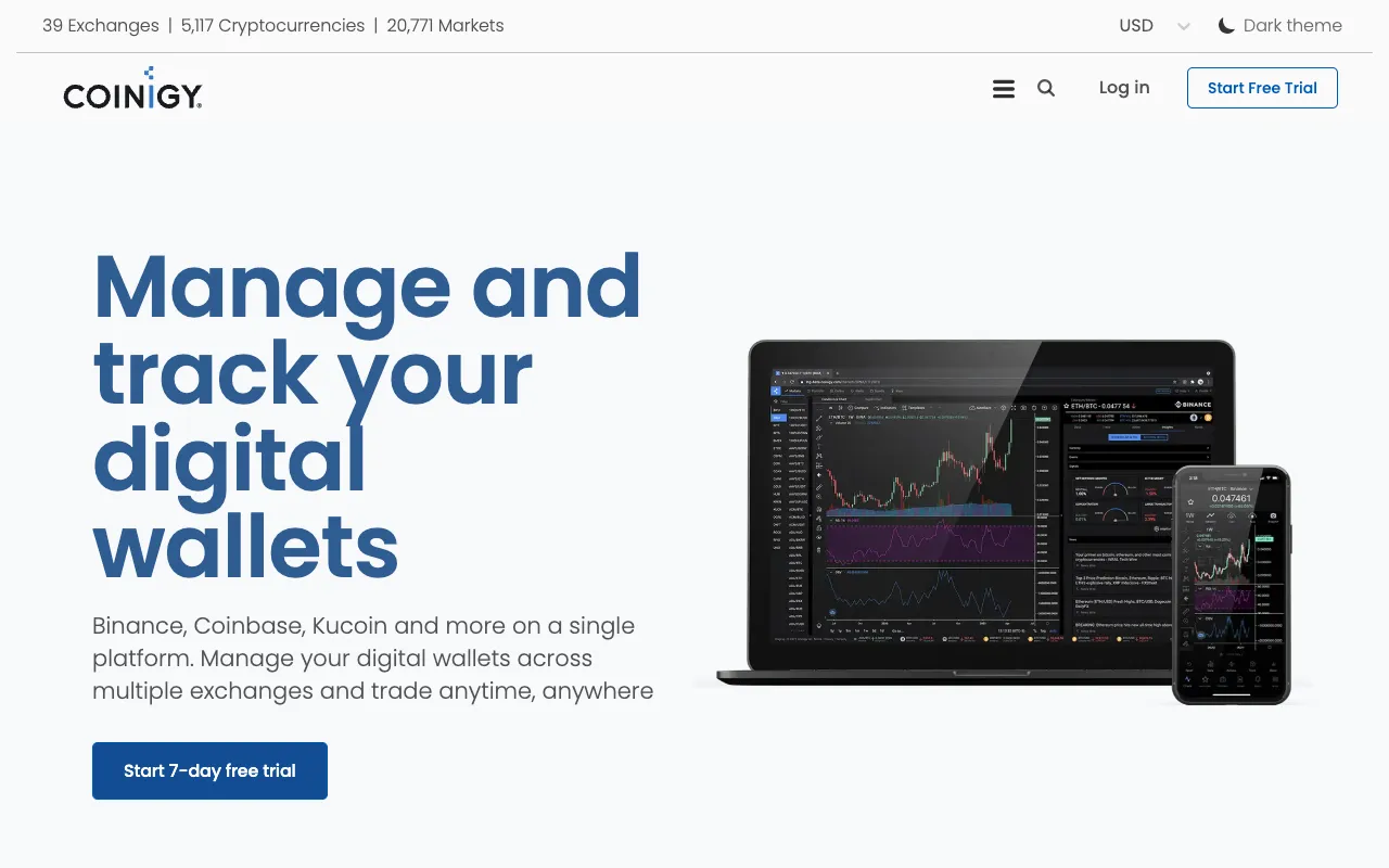 Image of Coinigy – Professional Multi-Exchange Crypto Trading & Portfolio Platform