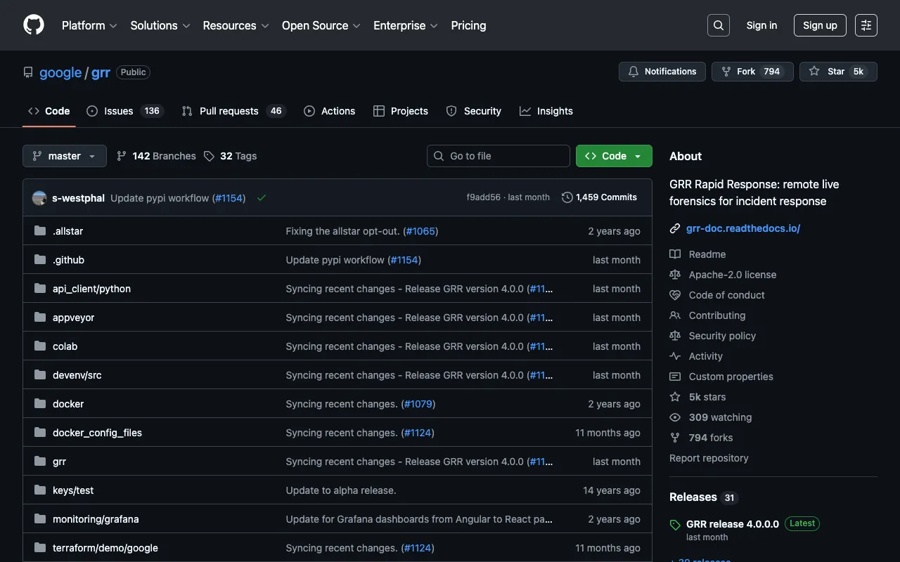 Image of GRR Rapid Response – Best Remote Forensics Tool for Cybersecurity Experts