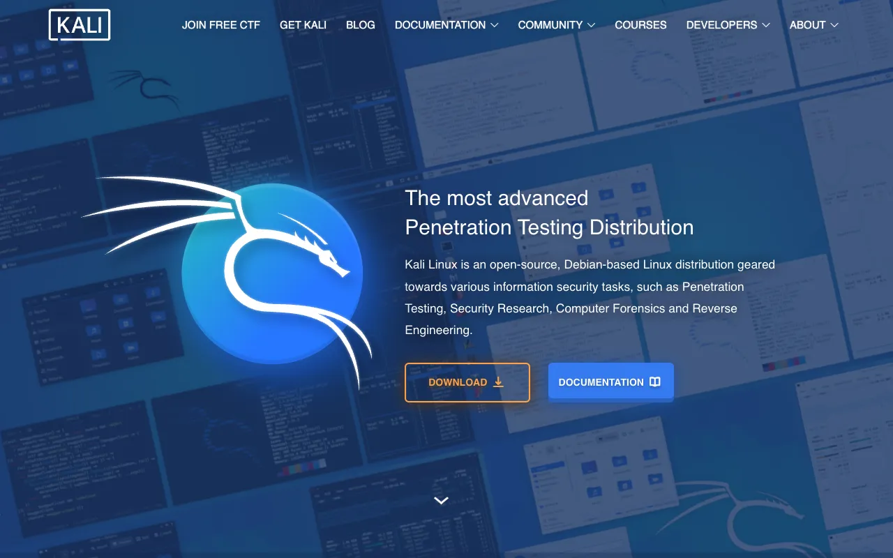 Image of Kali Linux – The Best Cybersecurity & Penetration Testing Platform