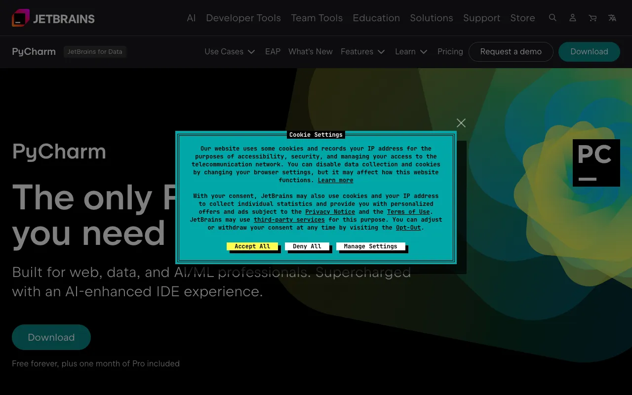 Image of PyCharm – The Premier Python IDE for Data Science