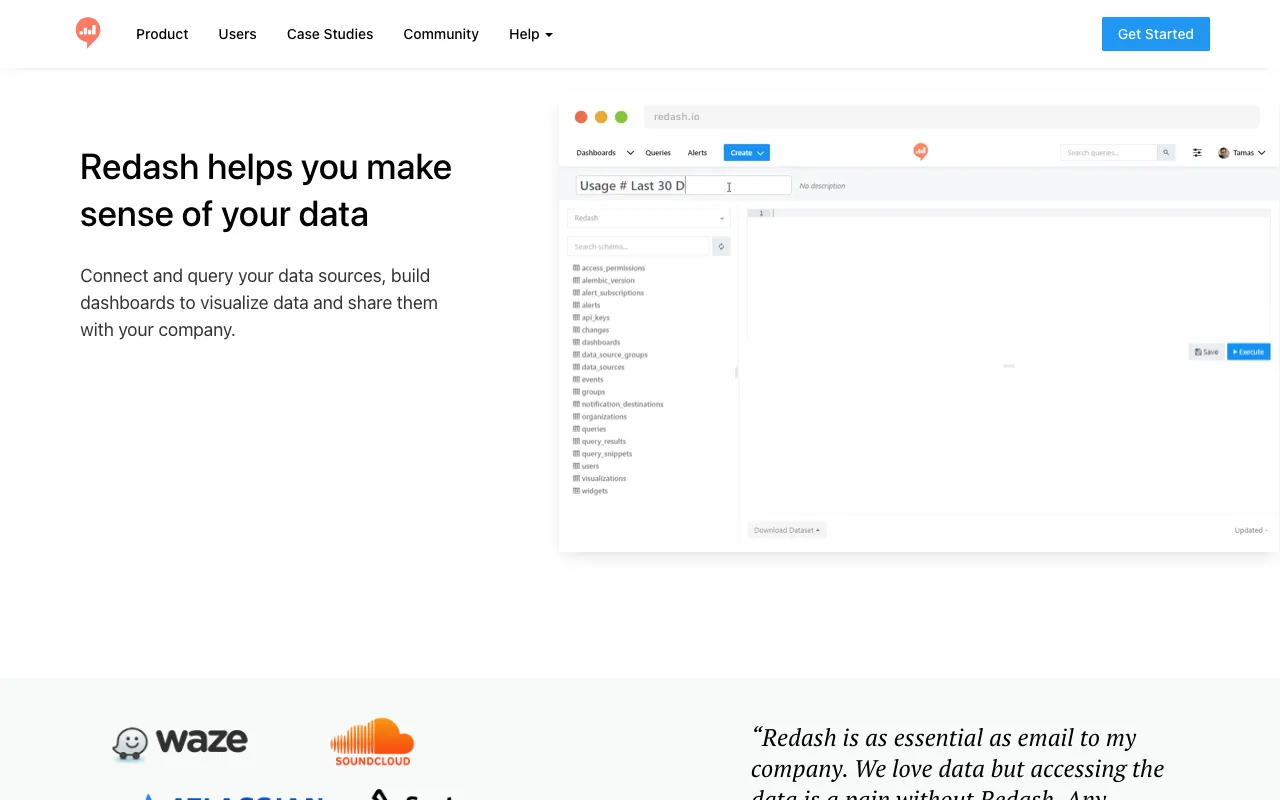 Image of Redash – Best Open Source BI Tool for Data Scientists & Teams