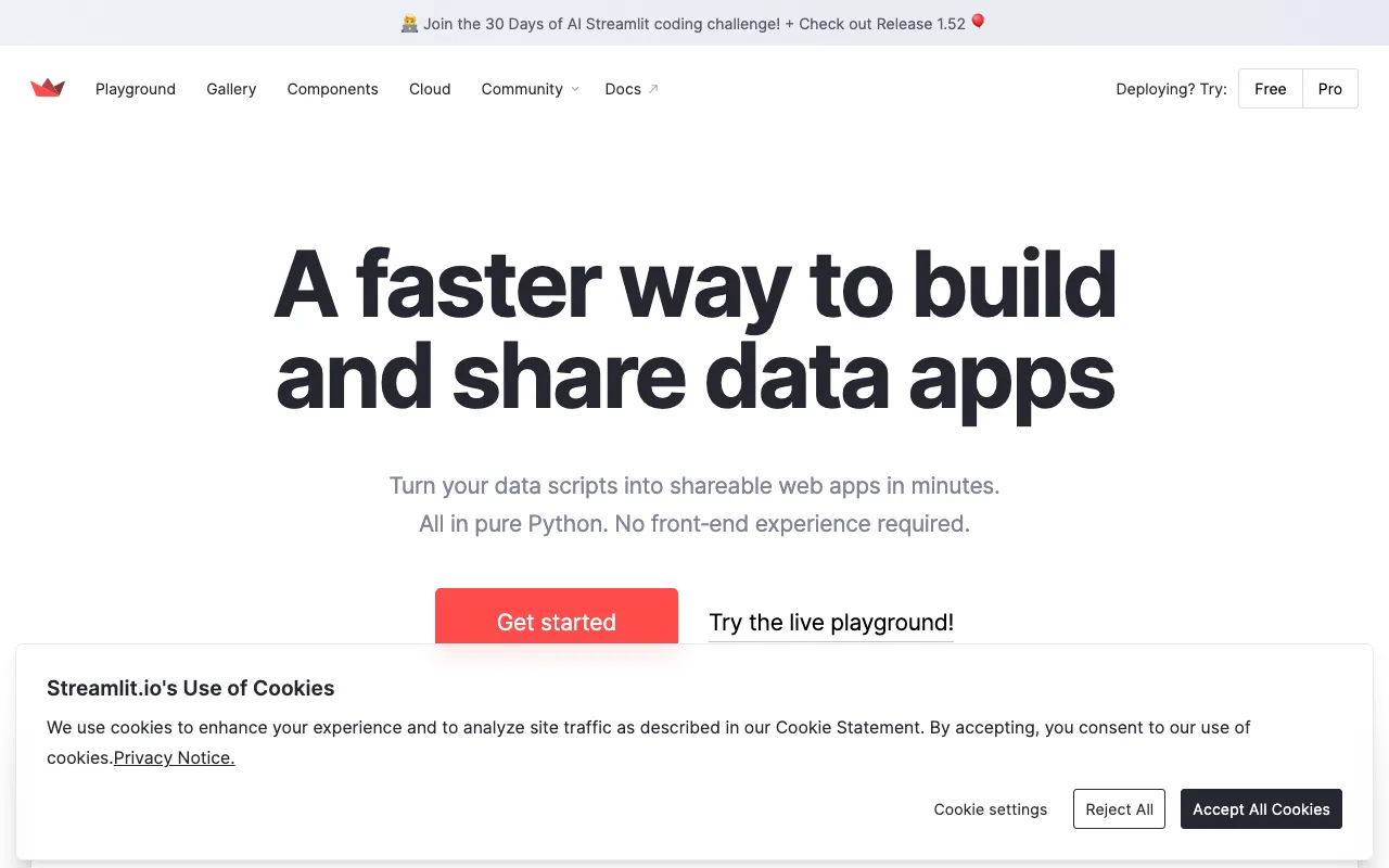 Image of Streamlit – Best Tool for Building Data Science Web Apps