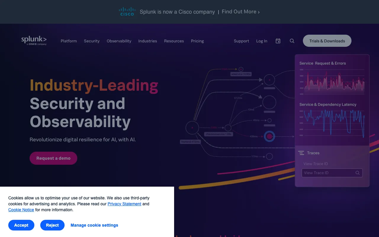 Image of Splunk – Best Platform for DevOps Monitoring & Log Analysis