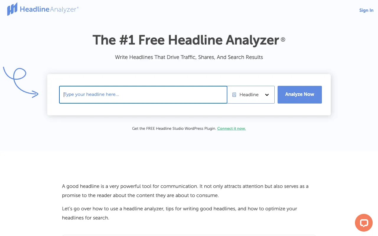 Image of CoSchedule Headline Analyzer – The Ultimate Free Tool for Headline Optimization