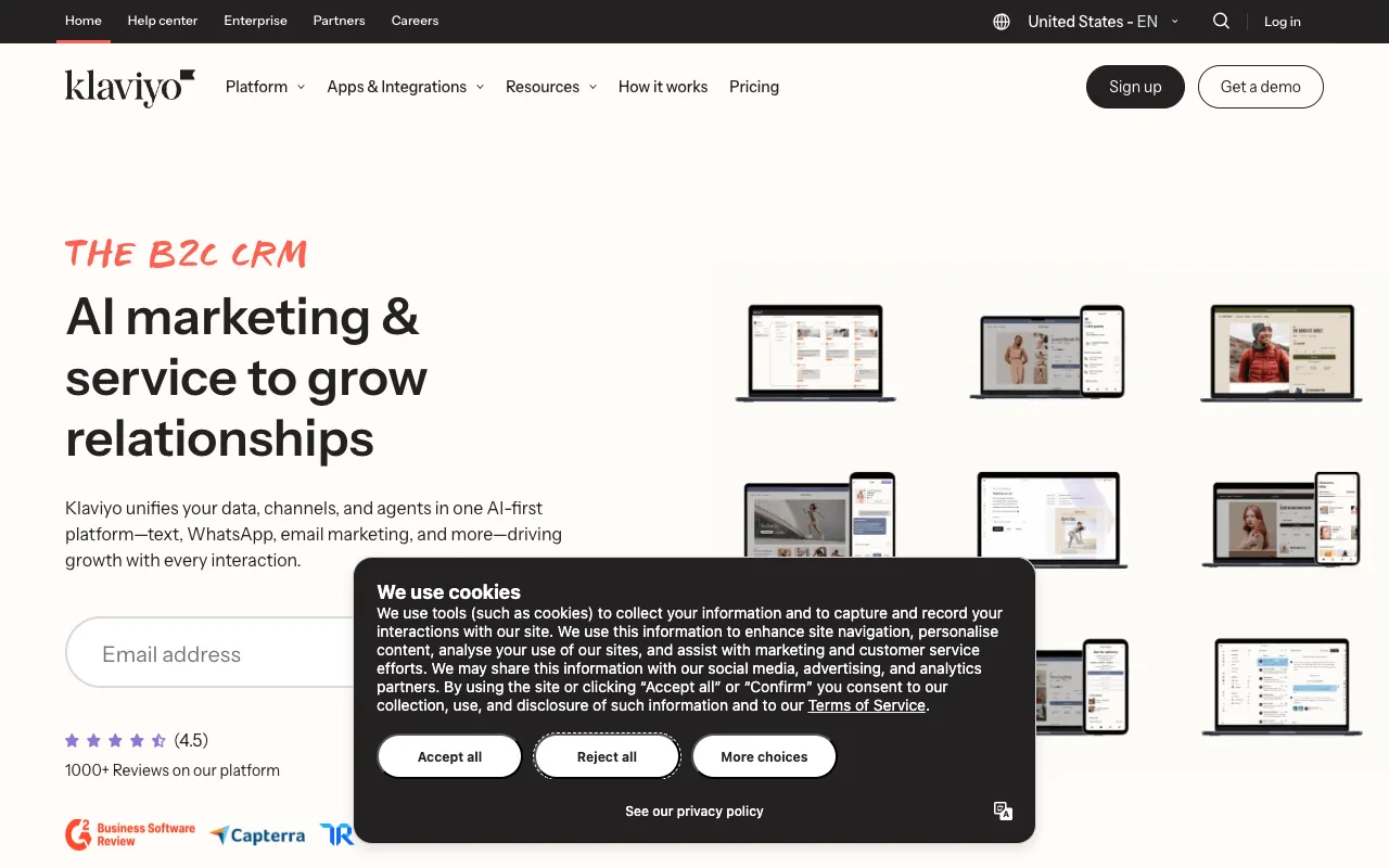 Image of Klaviyo – The Best Email & SMS Marketing Platform for E-Commerce