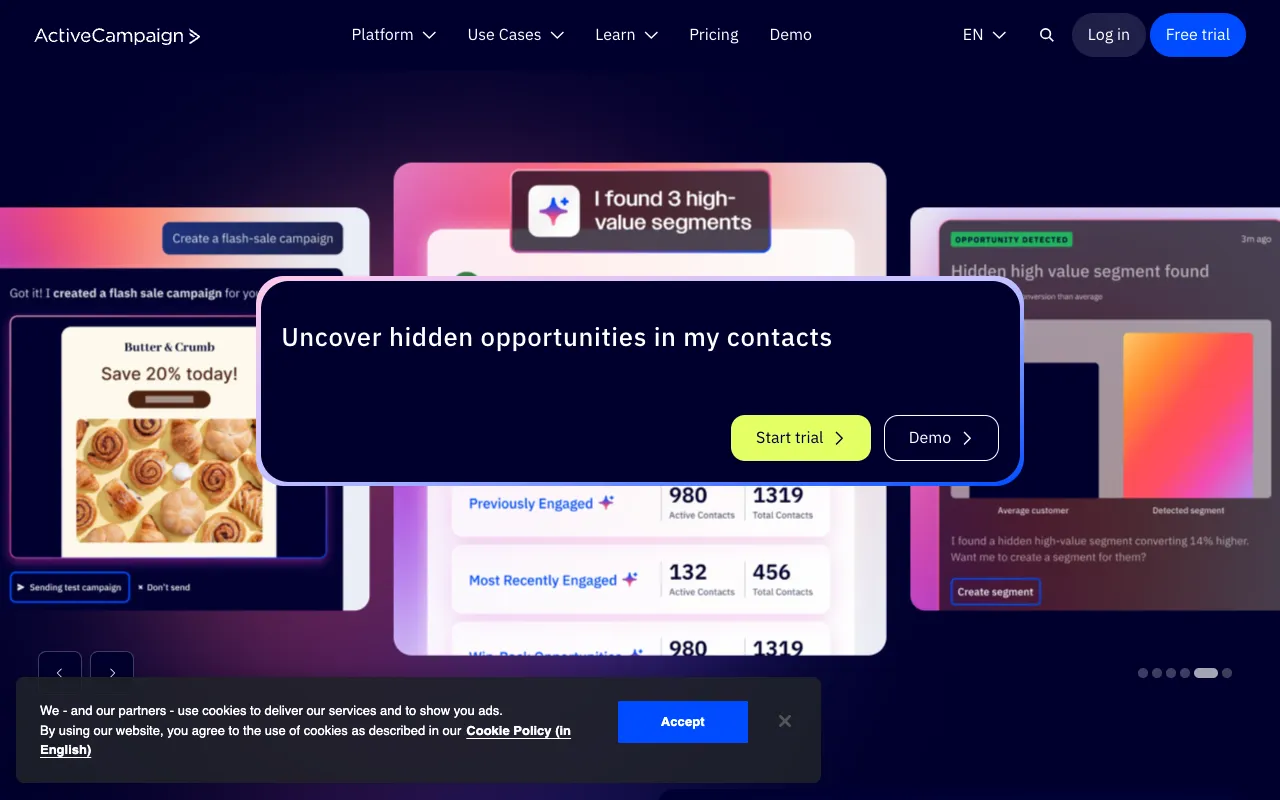 Image of ActiveCampaign – La Piattaforma Definitiva per Email Marketing e Automazione
