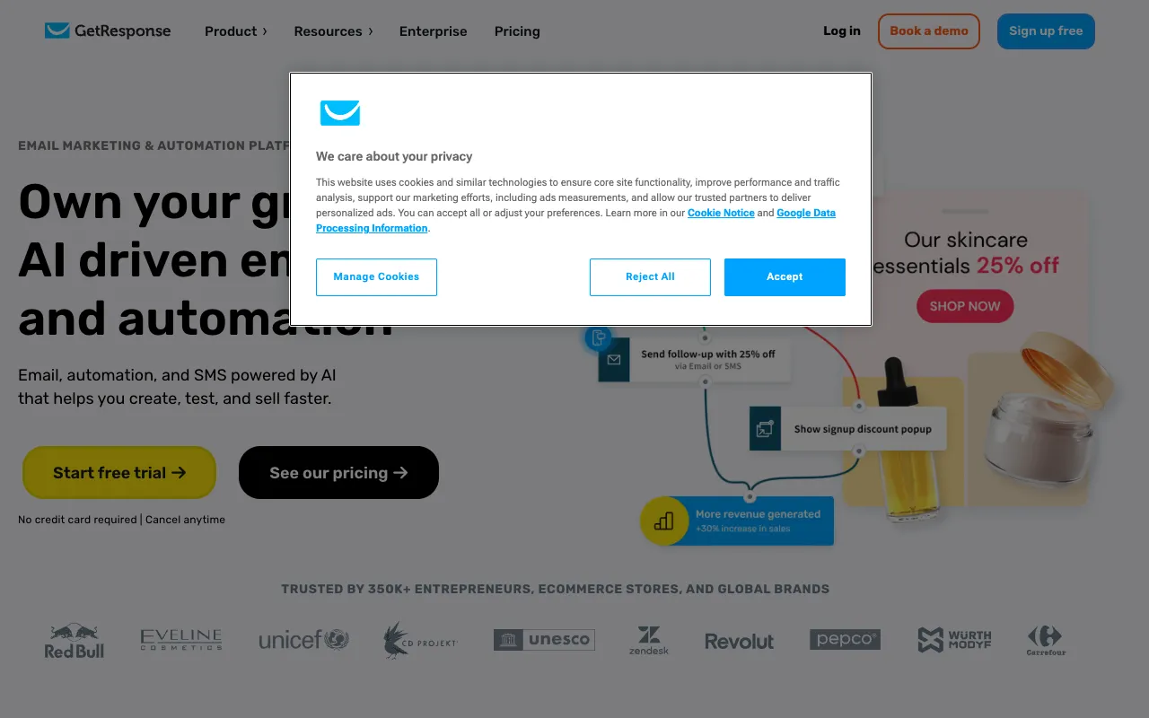 Image of GetResponse – Die beste All-in-One-Plattform für E-Mail-Marketer