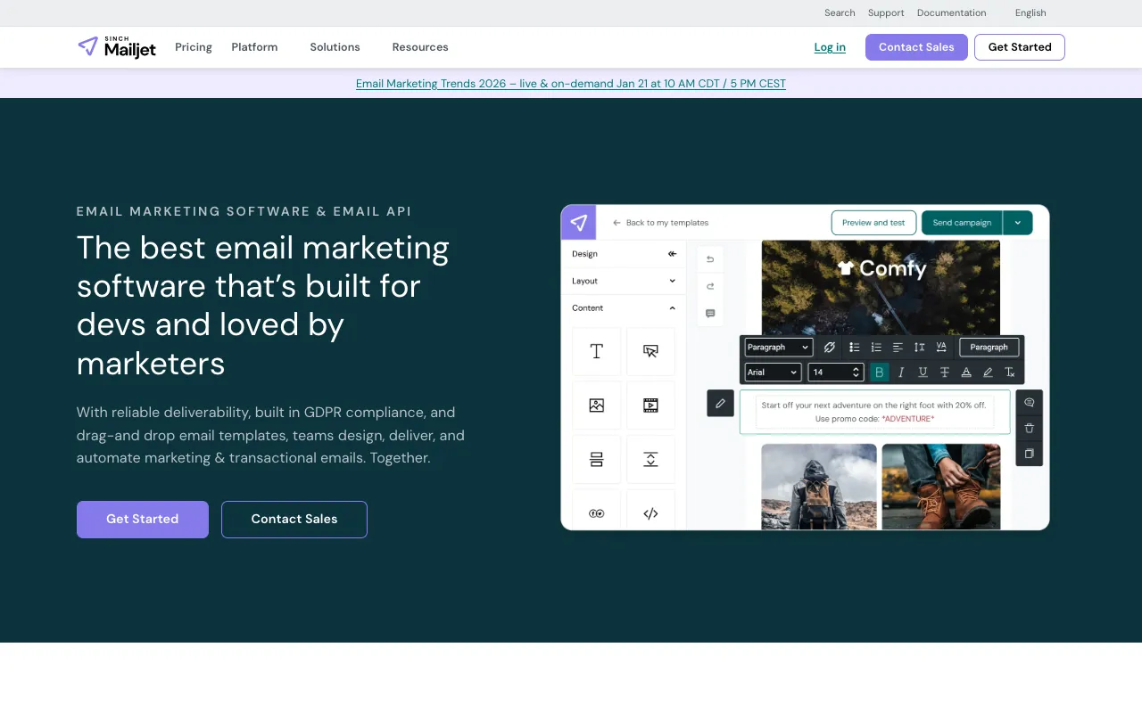 Image of Mailjet – Il Miglior Servizio Email All-in-One per gli Email Marketer