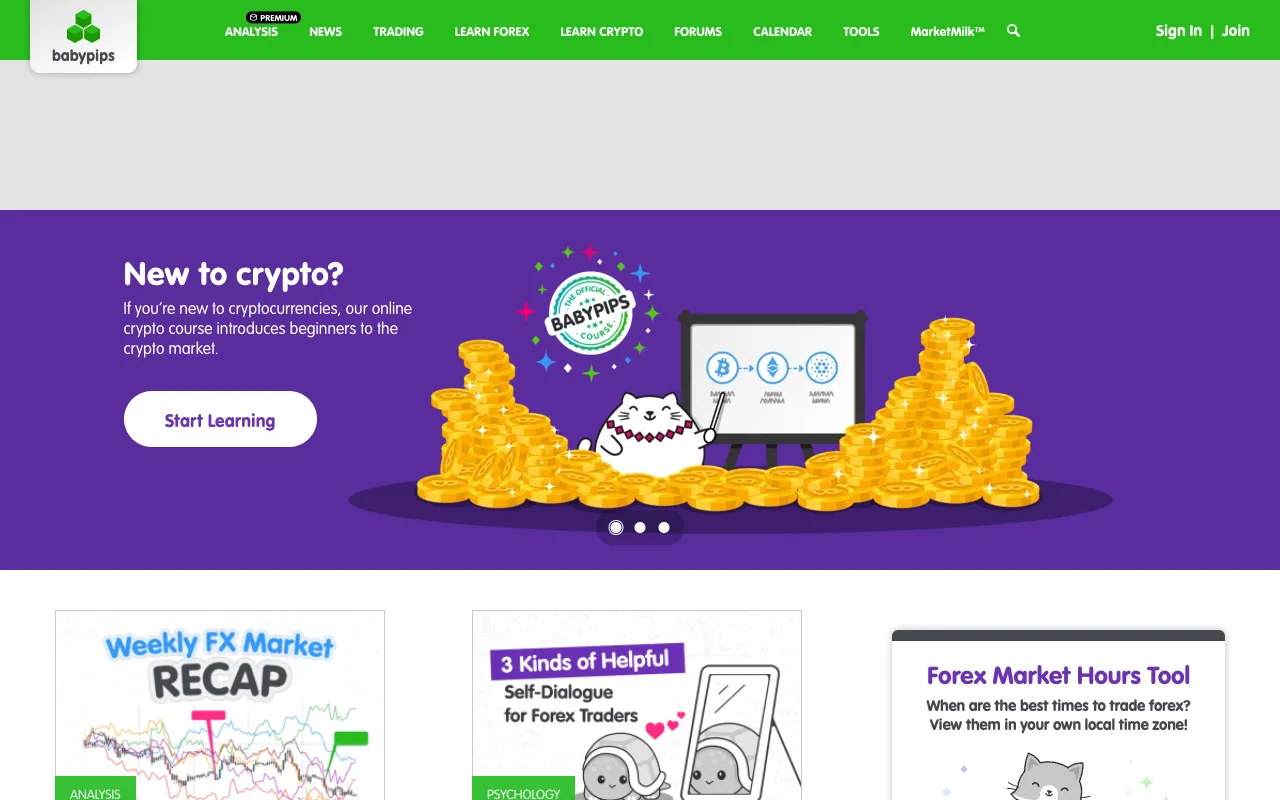 Image of Babypips – The Premier Free Education Platform for Forex Traders