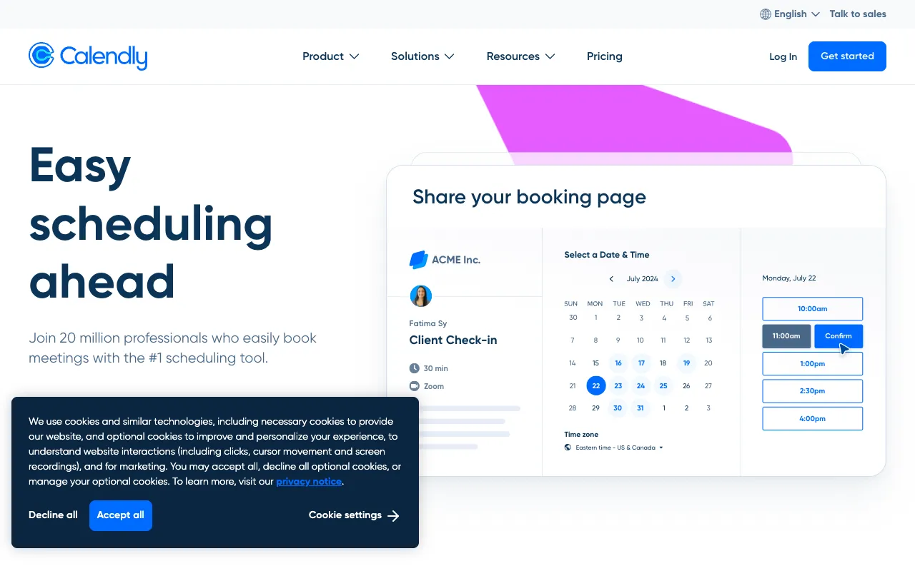 Image of Calendly – The #1 Scheduling Tool for Freelance Writers