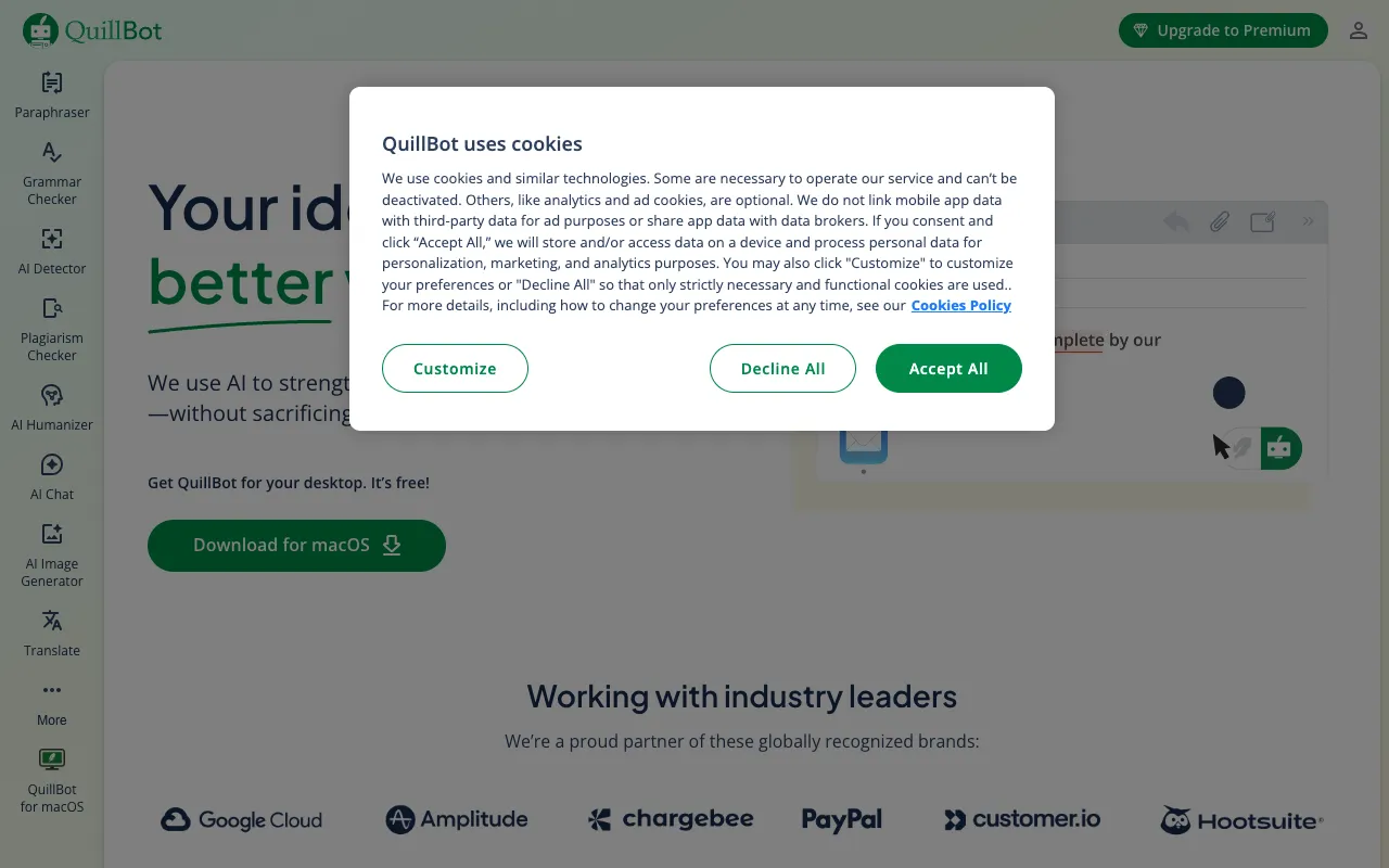 Image of QuillBot – The #1 AI Writing Tool for Freelance Writers