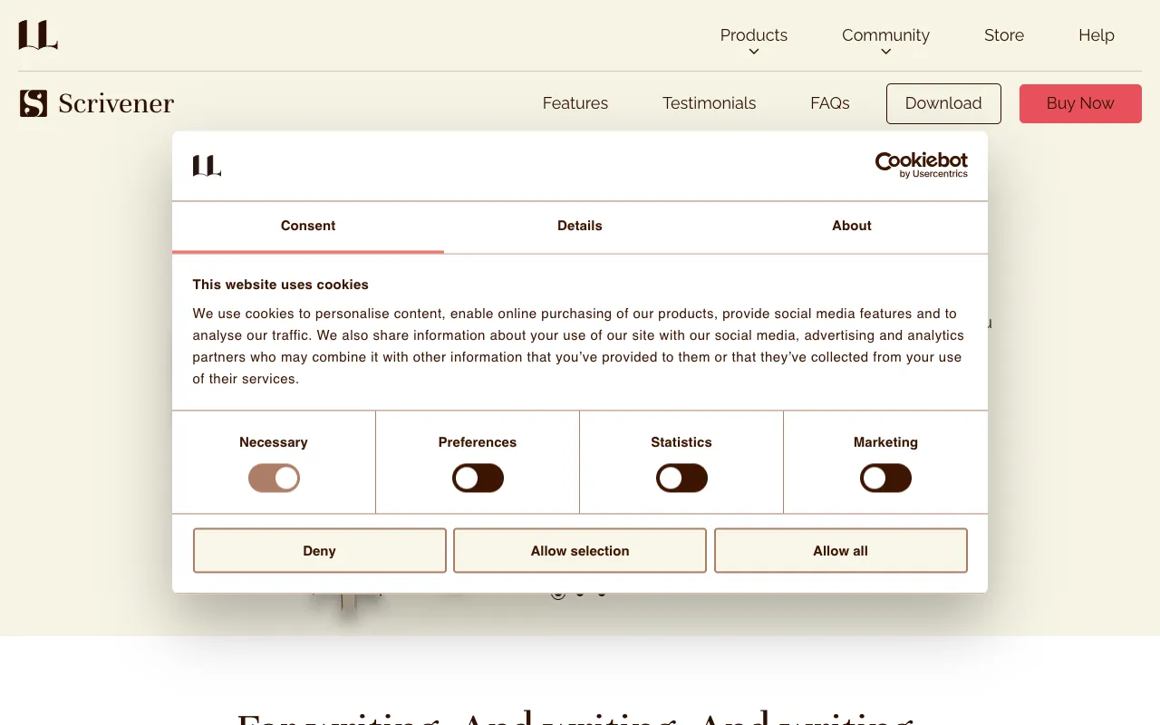 Image of Scrivener – Best Writing Software for Freelance Writers