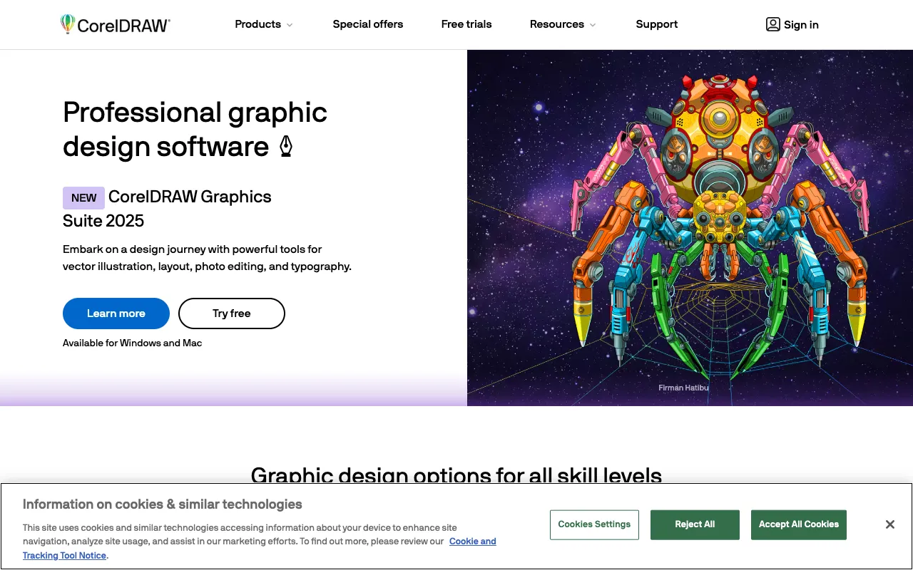 Image of CorelDRAW Graphics Suite – The Ultimate Professional Design Software