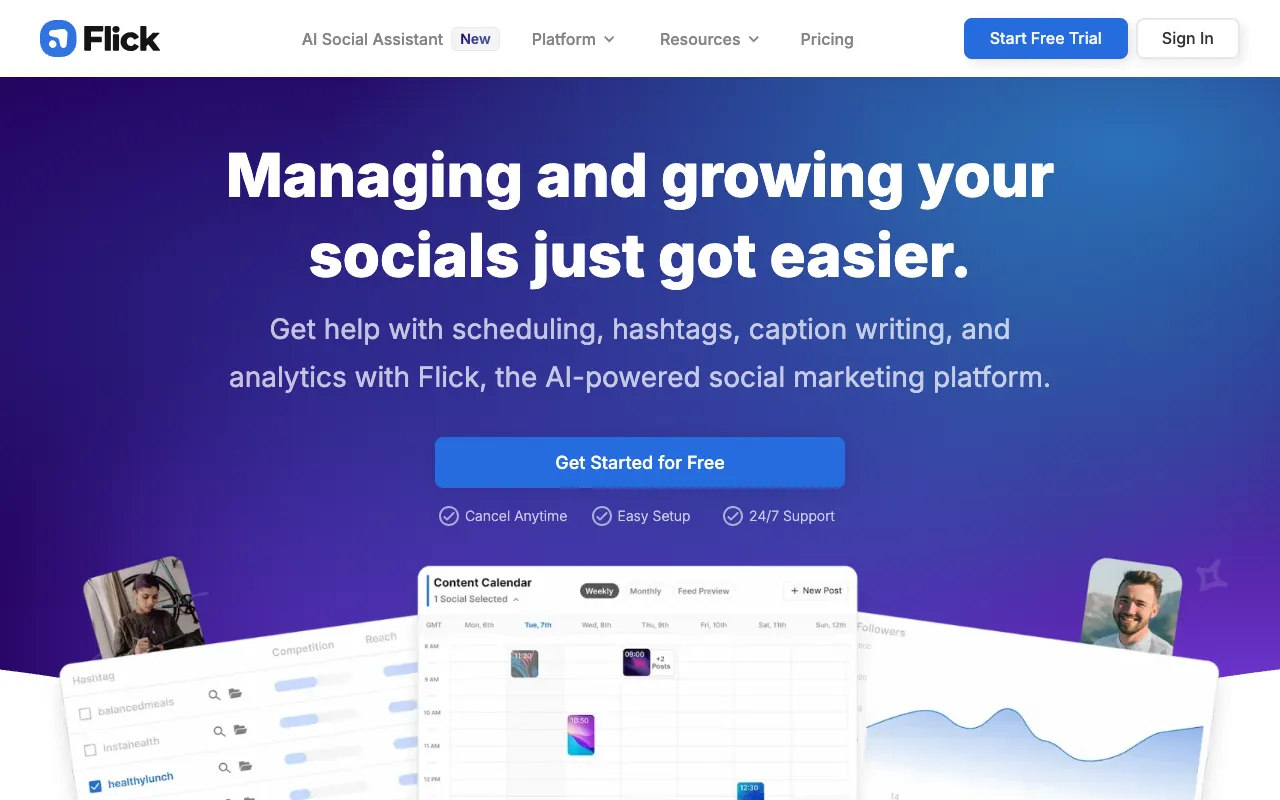 Image of Flick – سنجیدہ انفلوئنسرز کے لیے ضروری انسٹاگرام ٹول