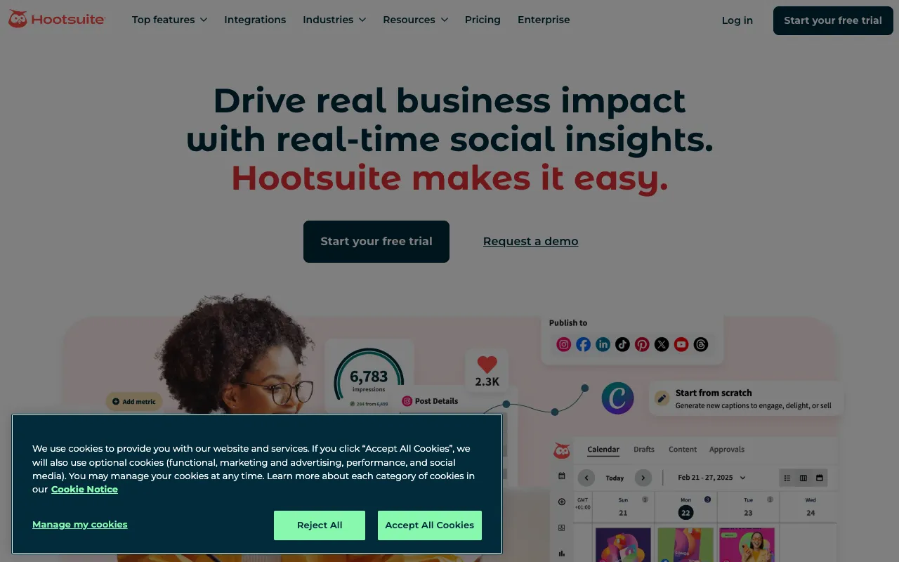 Image of Hootsuite – Best Social Media Management Tool for Instagram Influencers