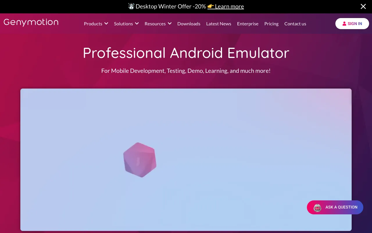 Image of Genymotion – Best Android Emulator for App Testing & Development
