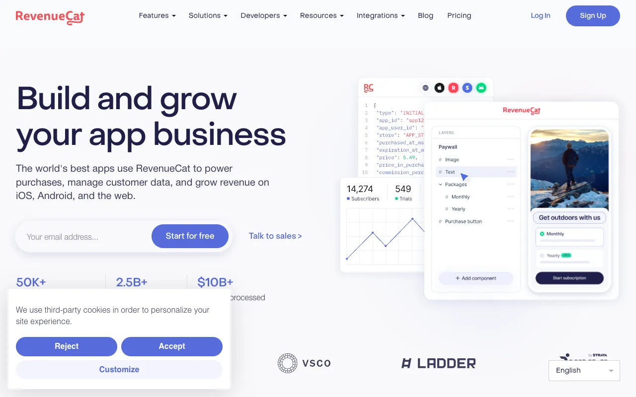 Image of RevenueCat – The Premier Subscription Management Platform for Mobile Apps