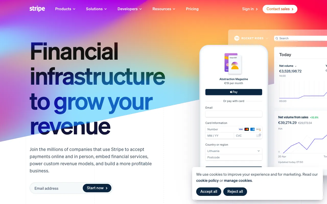 Image of Stripe – The Best Payment Platform for Mobile App Developers