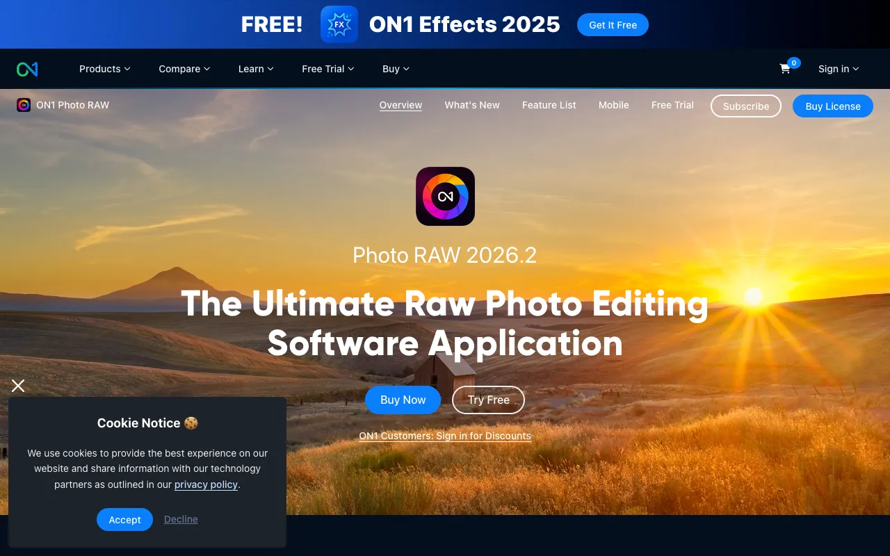 Image of ON1 Photo RAW – The Ultimate All-in-One Photo Editor for Photographers