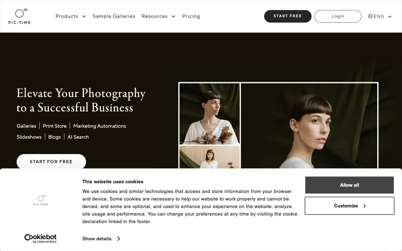 Image of Pic-Time – The Ultimate Client Gallery & Sales Platform for Photographers