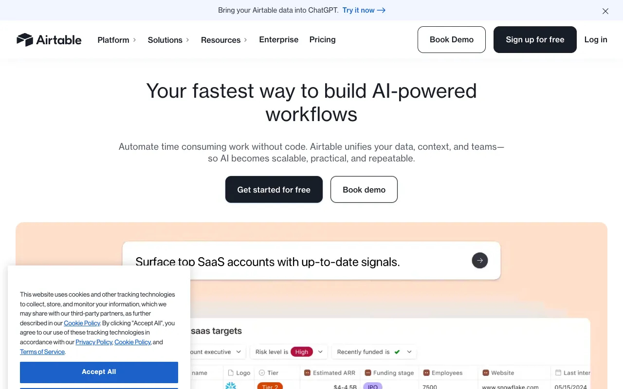 Image of Airtable – 产品经理的最佳连接应用平台