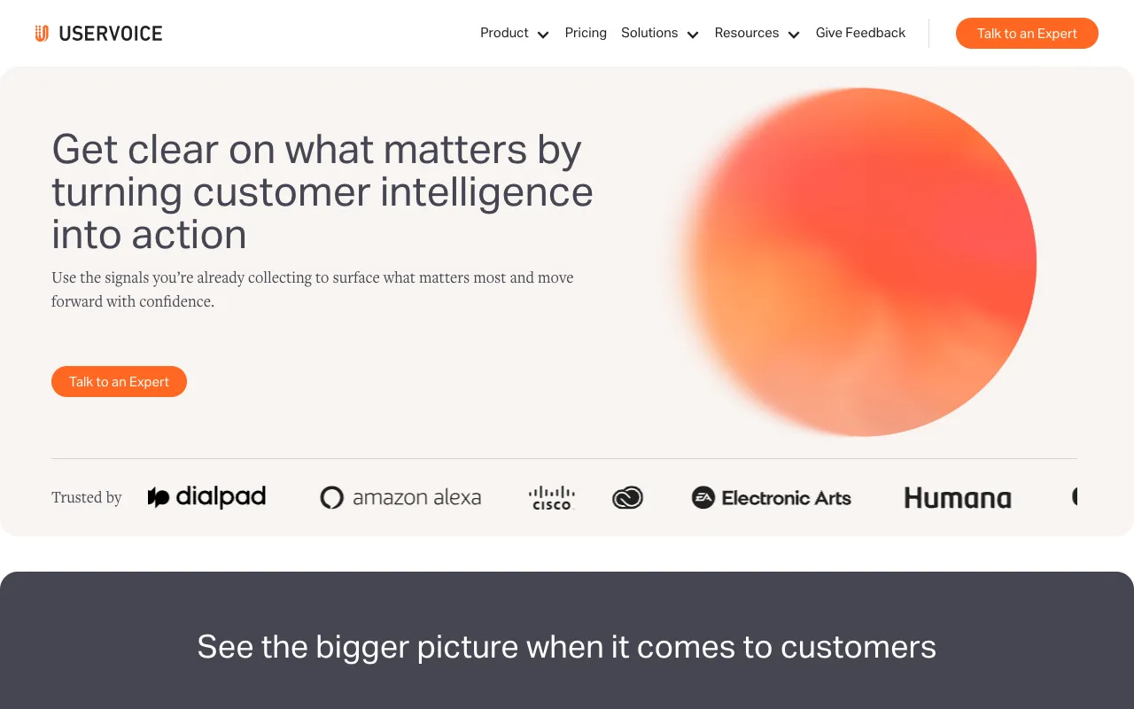 Image of UserVoice – The Complete Feedback Management & Roadmap Platform for Product Managers