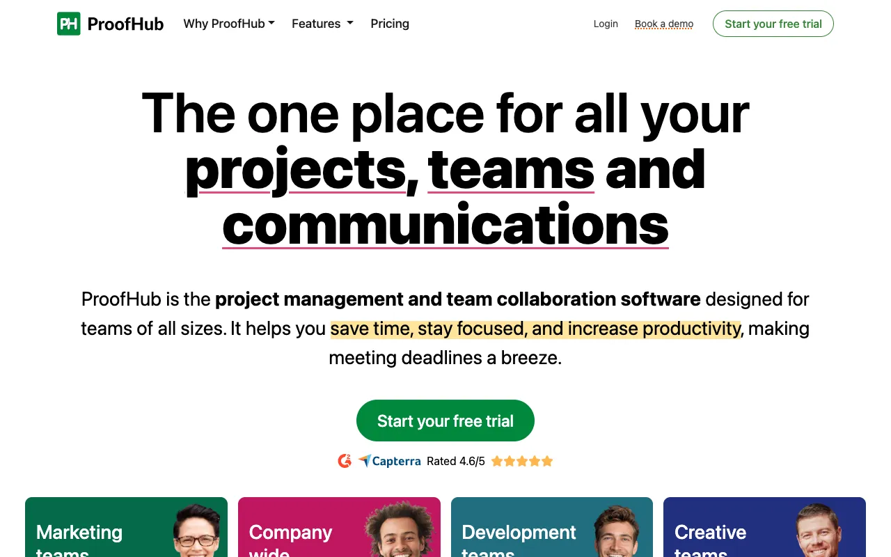 Image of ProofHub – The Best All-in-One Project Management Software