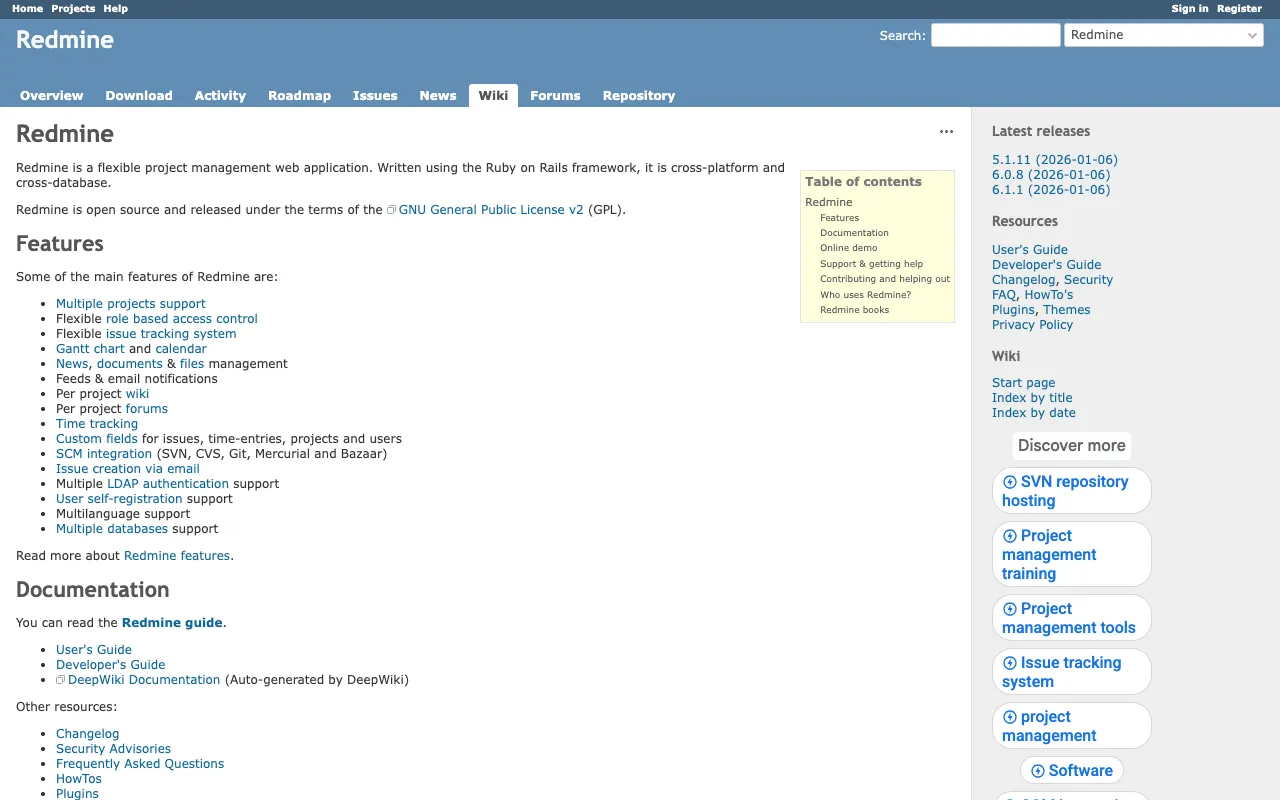 Image of Redmine – Best Open-Source Project Management Software