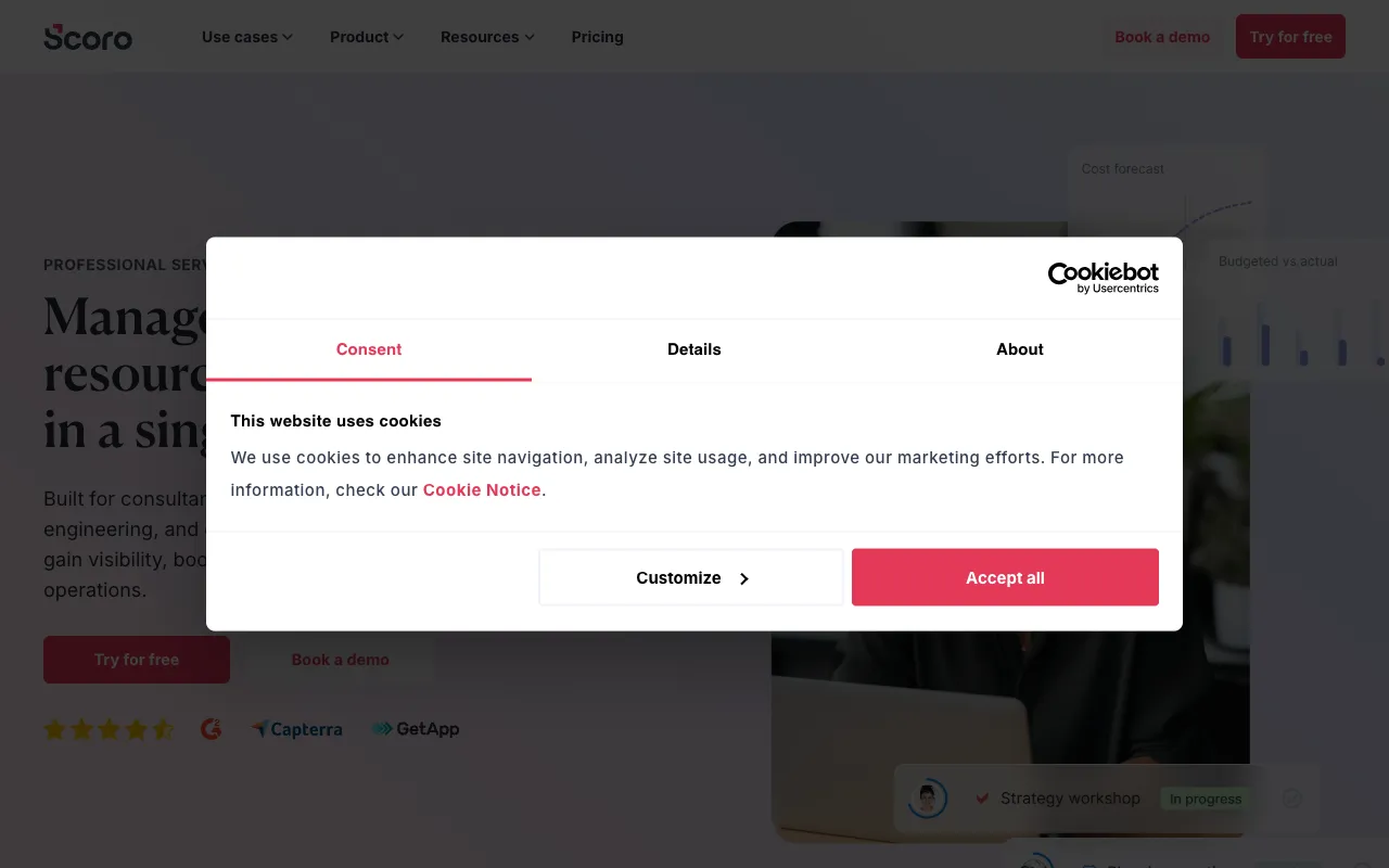 Image of Scoro – The All-in-One Business Management Software for Project Managers