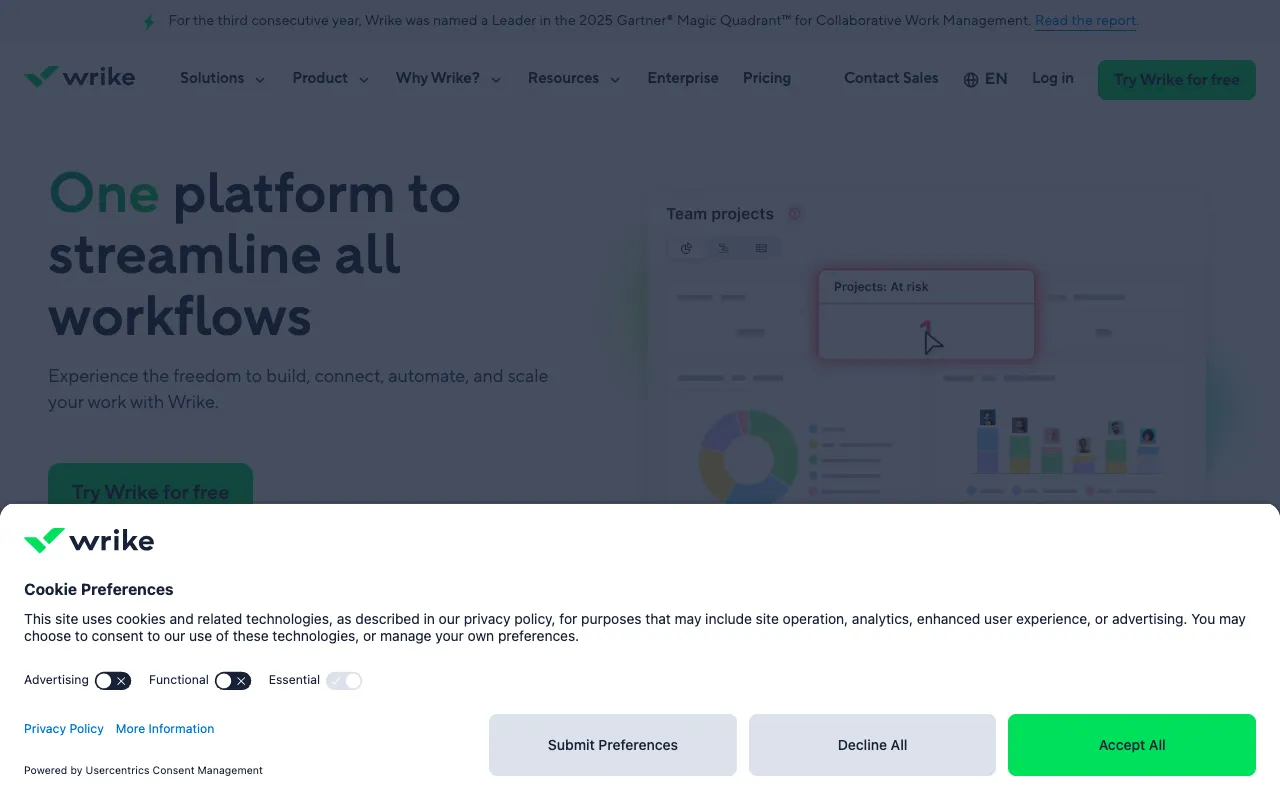Image of Wrike – The Ultimate Collaborative Work Management Platform