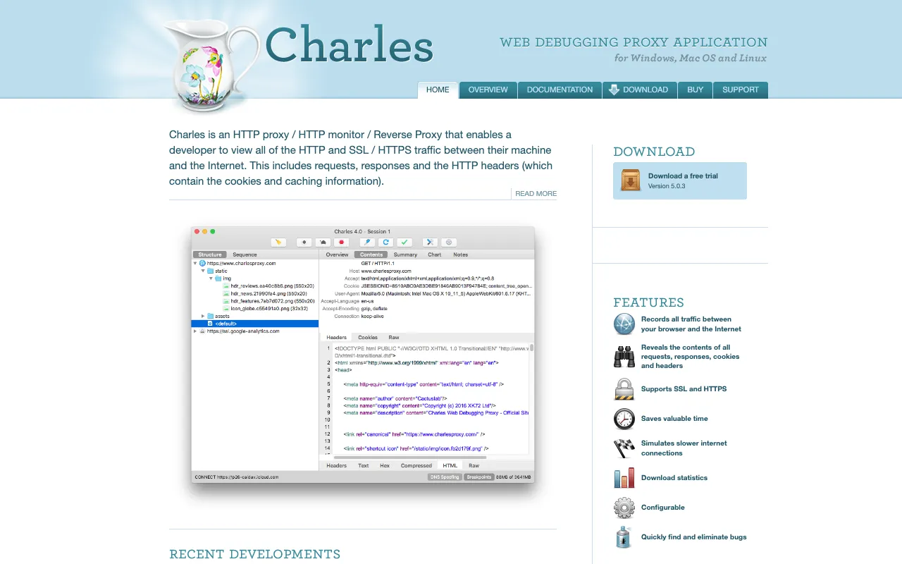 Image of Charles Proxy – The Ultimate Web Debugging Proxy for QA Testers