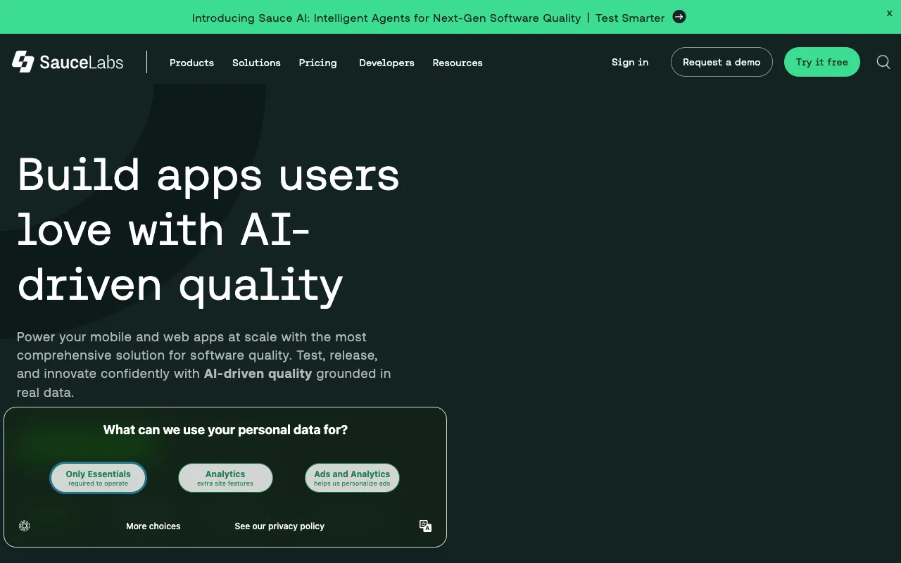 Image of Sauce Labs – Premier Cloud Testing Platform for QA Testers