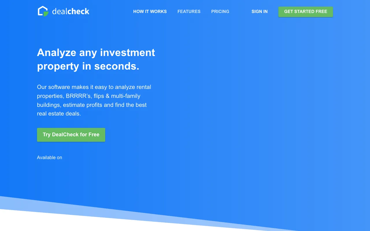 Image of DealCheck – Beste Immobilien-Investment-Analyse-Software
