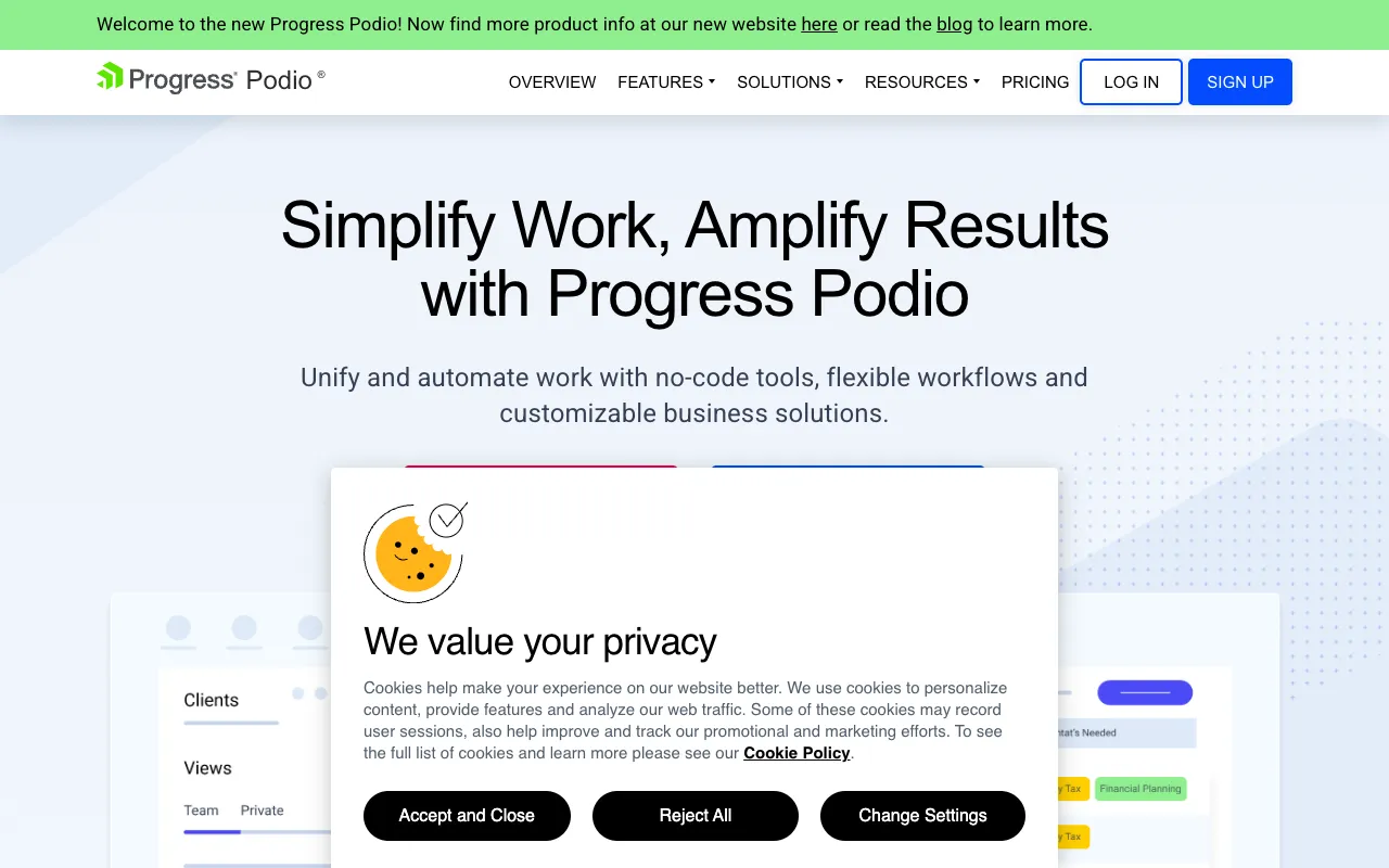 Image of Podio – Beste anpassbare Plattform für Immobilieninvestoren