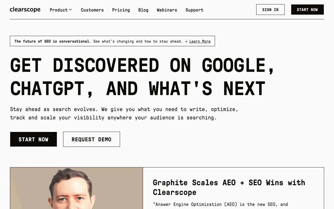Image of Clearscope – Best AI Content Optimization Tool for SEO Specialists