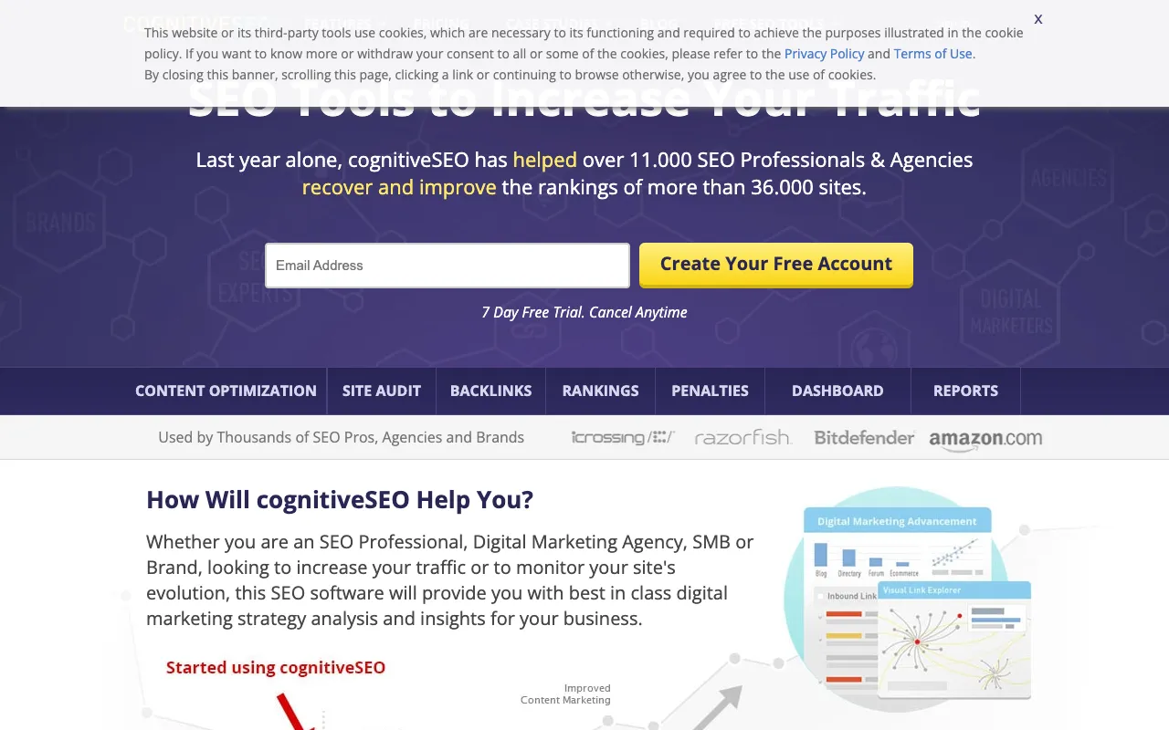 Image of CognitiveSEO – Advanced SEO Platform for Backlink Analysis & Site Audits