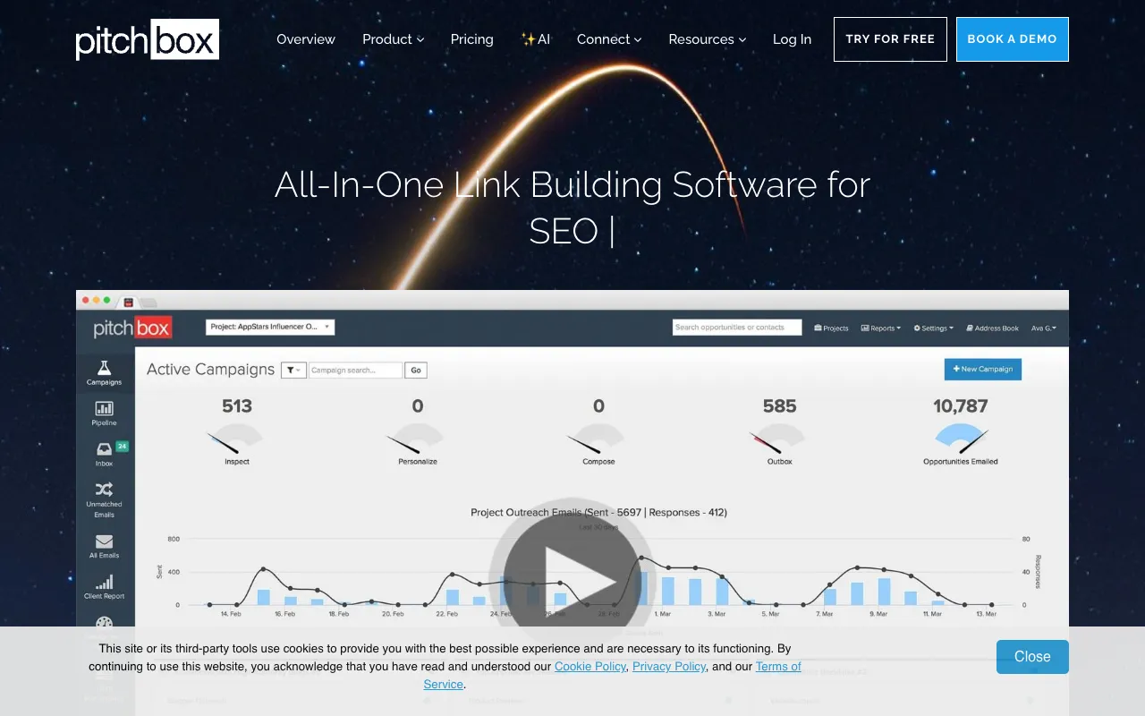 Image of Pitchbox – The Ultimate Outreach & Influencer Marketing Platform for SEO